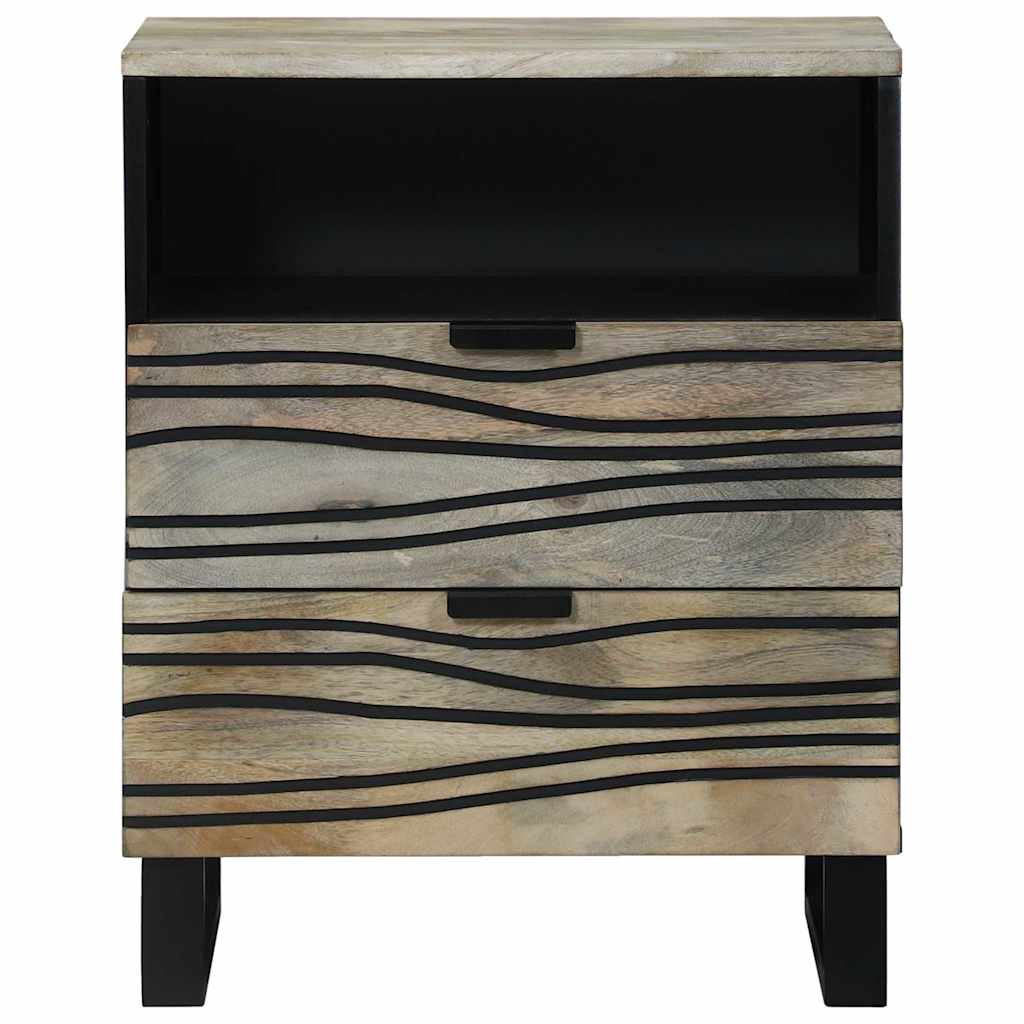 Mesa de noche Blanco 50 x 33 x 62 cm Madera de ingeniería