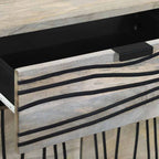 Mesa de noche Blanco 50 x 33 x 60 cm Madera de ingeniería