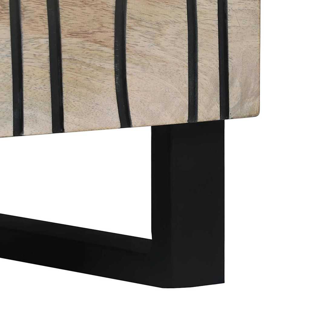 Mesa de noche Blanco 50 x 33 x 60 cm Madera de ingeniería