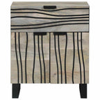 Mesa de noche Blanco 50 x 33 x 60 cm Madera de ingeniería