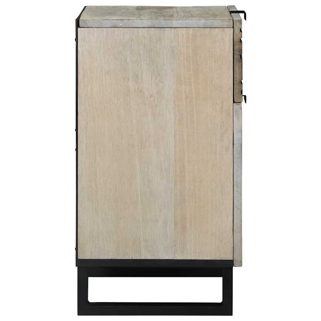 Mesa de noche Blanco 50 x 33 x 60 cm Madera de ingeniería