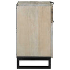 Mesa de noche Blanco 50 x 33 x 60 cm Madera de ingeniería