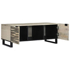 Mesa de centro Blanco 100 x 54 x 40 cm Madera de ingeniería