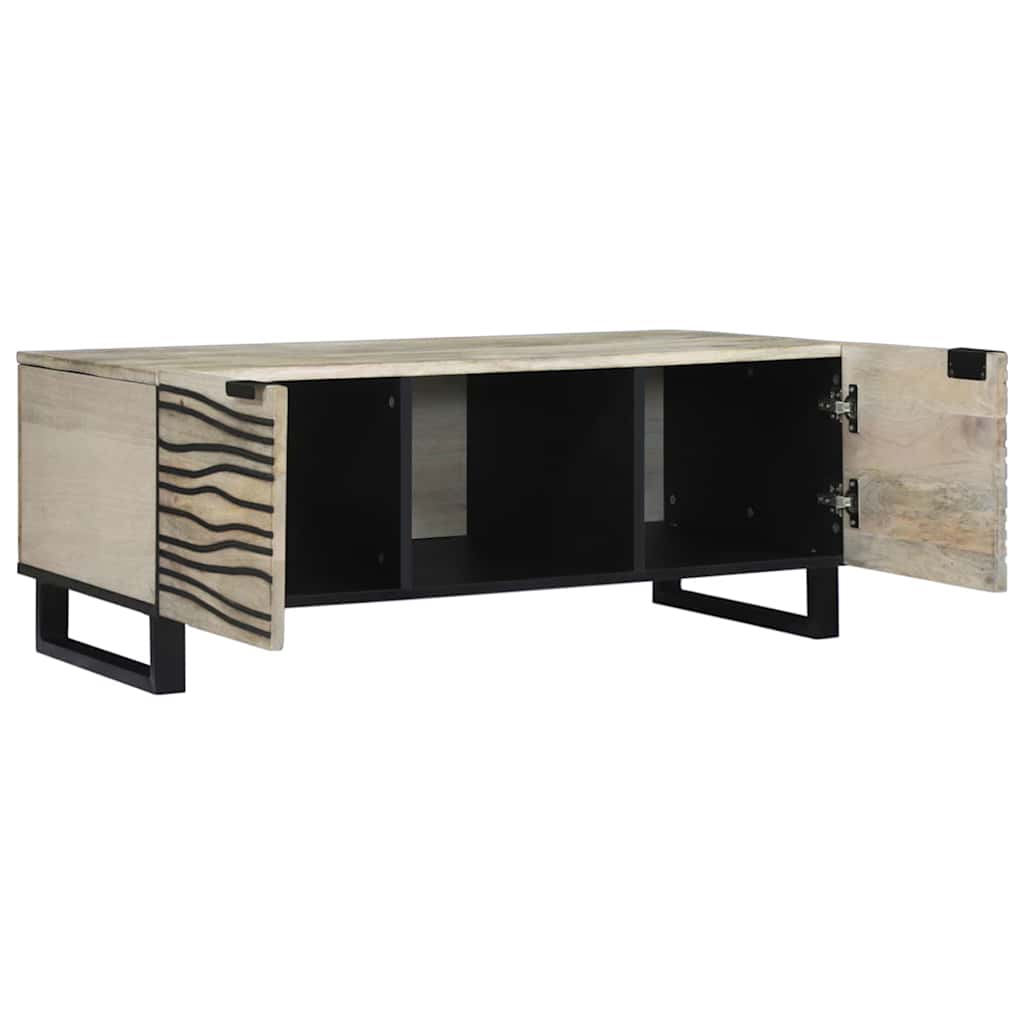 Mesa de centro Blanco 100 x 54 x 40 cm Madera de ingeniería