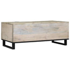 Mesa de centro Blanco 100 x 54 x 40 cm Madera de ingeniería