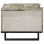 Mesa de centro Blanco 100 x 54 x 40 cm Madera de ingeniería