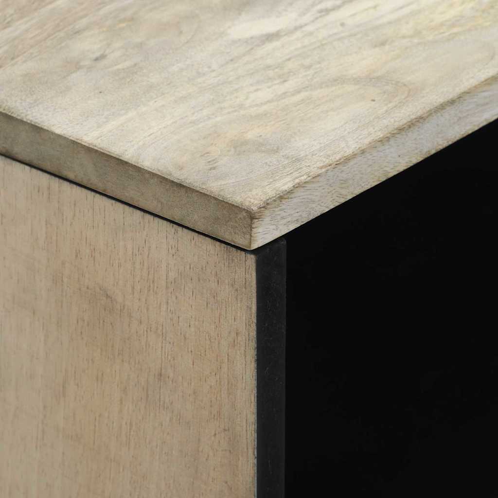 Mesa de centro Blanco 80 x 54 x 40 cm Madera de ingeniería