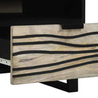 Mesa de centro Blanco 80 x 54 x 40 cm Madera de ingeniería