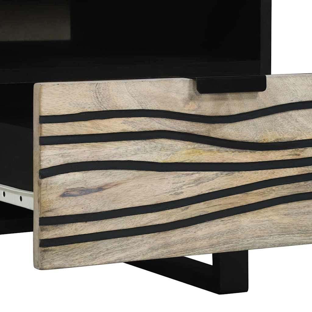Mesa de centro Blanco 80 x 54 x 40 cm Madera de ingeniería