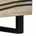 Mesa de centro Blanco 80 x 54 x 40 cm Madera de ingeniería