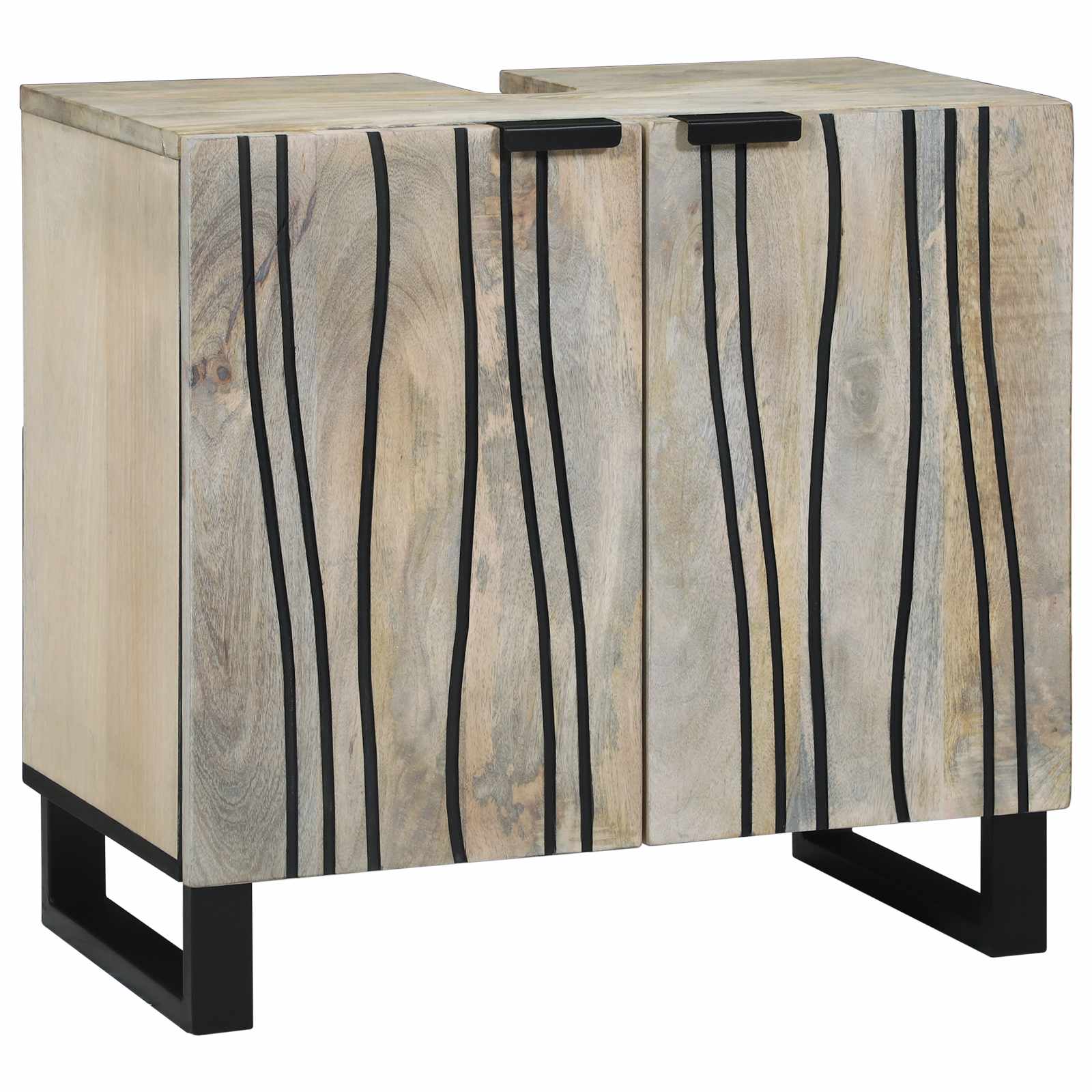 Gabinete de Lavabo para Baño con estante 62 x 33 x 58 cm