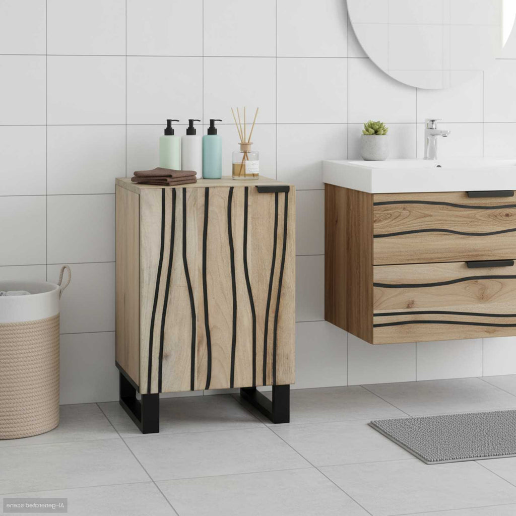 Gabinete de Lavabo para Baño con estante 38 x 33,5 x 58 cm