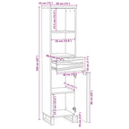 Mueble de Cuarto de Baño Blanco 38 x 33 x 160 cm