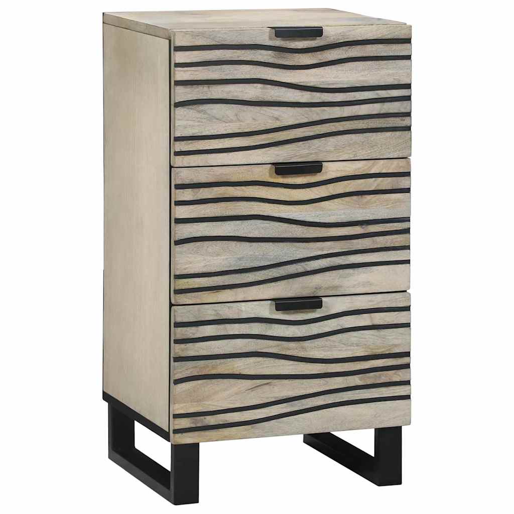 Brown Sideboard 40 x 33 x 75 cm solid mango wood