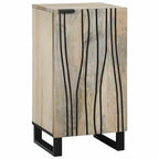 Aparador Blanco 40 x 33 x 75 cm madera maciza de mango