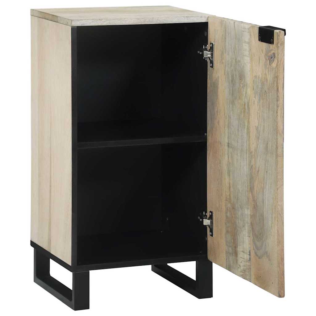 Aparador Blanco 40 x 33 x 75 cm madera maciza de mango