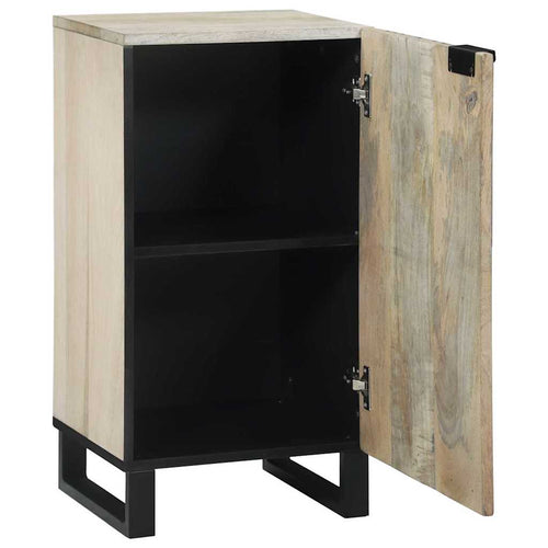 Aparador Blanco 40 x 33 x 75 cm madera maciza de mango