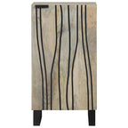 Aparador Blanco 40 x 33 x 75 cm madera maciza de mango