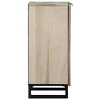 Aparador Blanco 40 x 33 x 75 cm madera maciza de mango