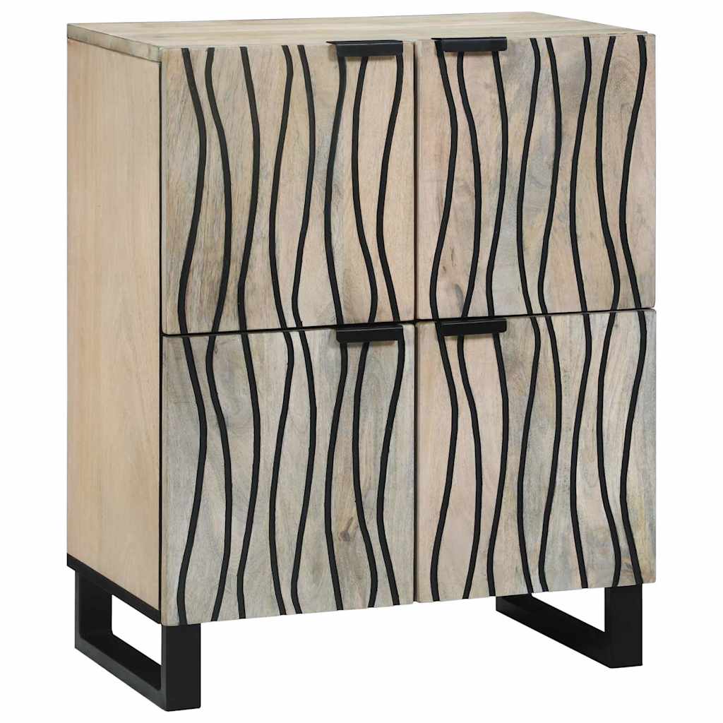 Brown Sideboard 60 x 33 x 75 cm solid mango wood
