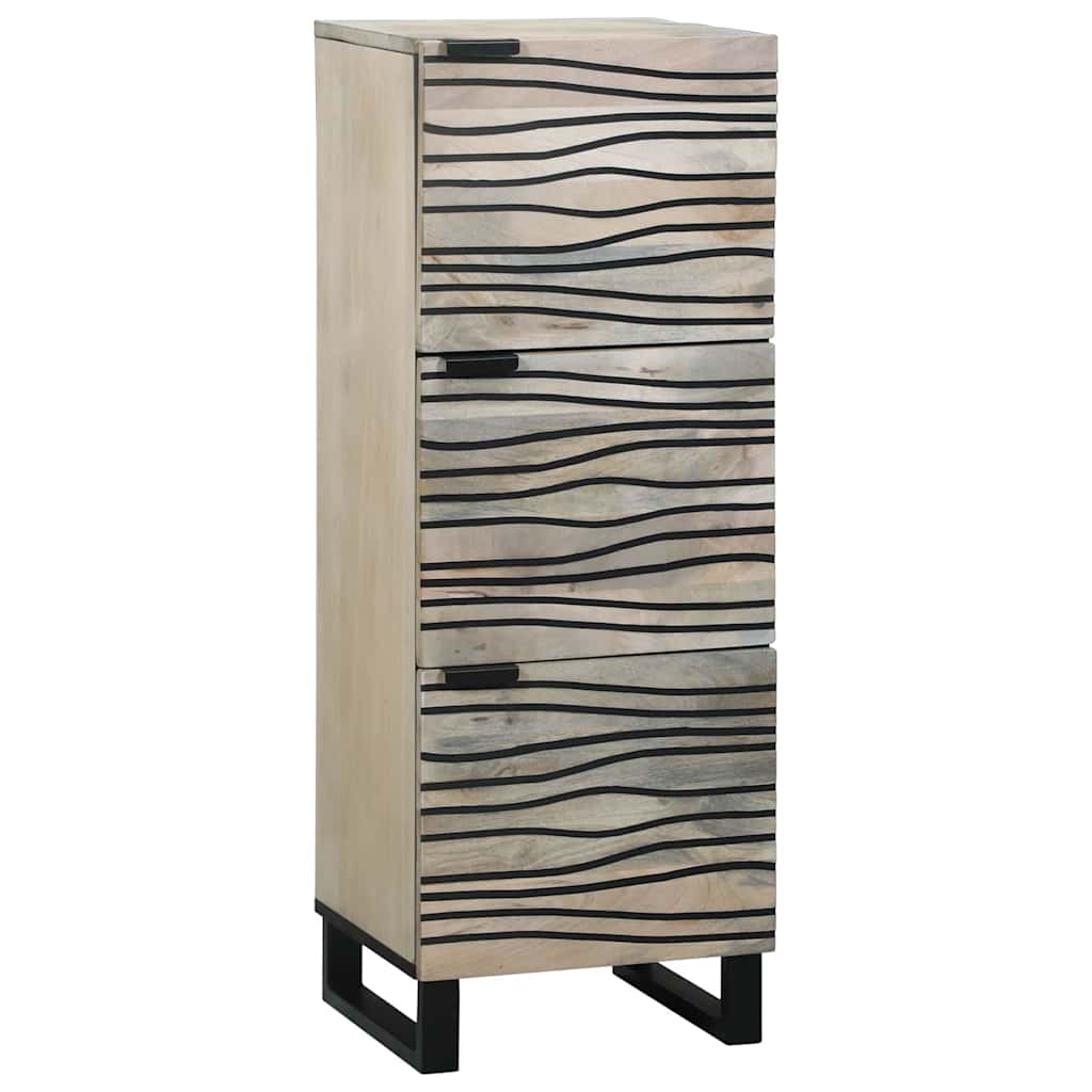 Alto Marrón 40 x 33 x 110 cm madera maciza de mango