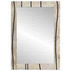 Espejo de baño Rectangular con espejo Blanco 50 x 2,5 x 70 cm