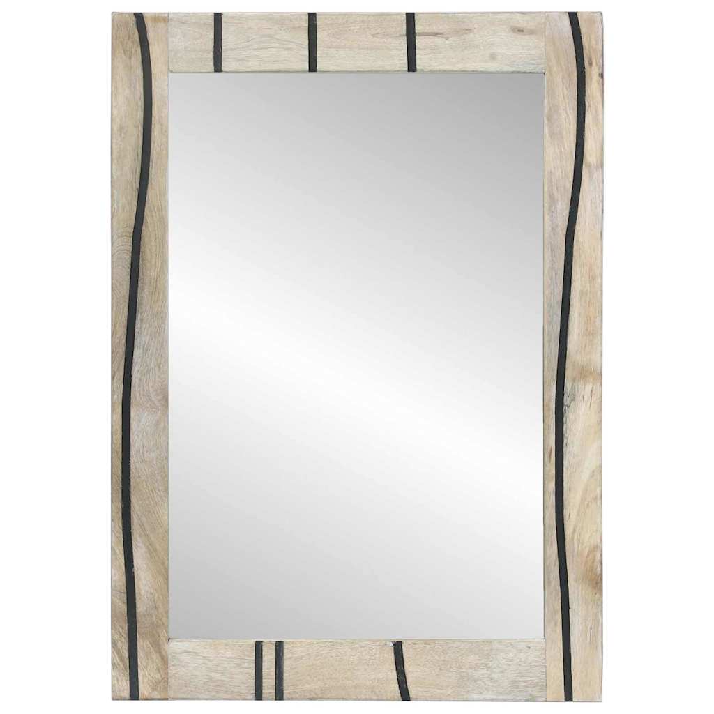 Espejo de baño Rectangular con espejo Blanco 50 x 2,5 x 70 cm