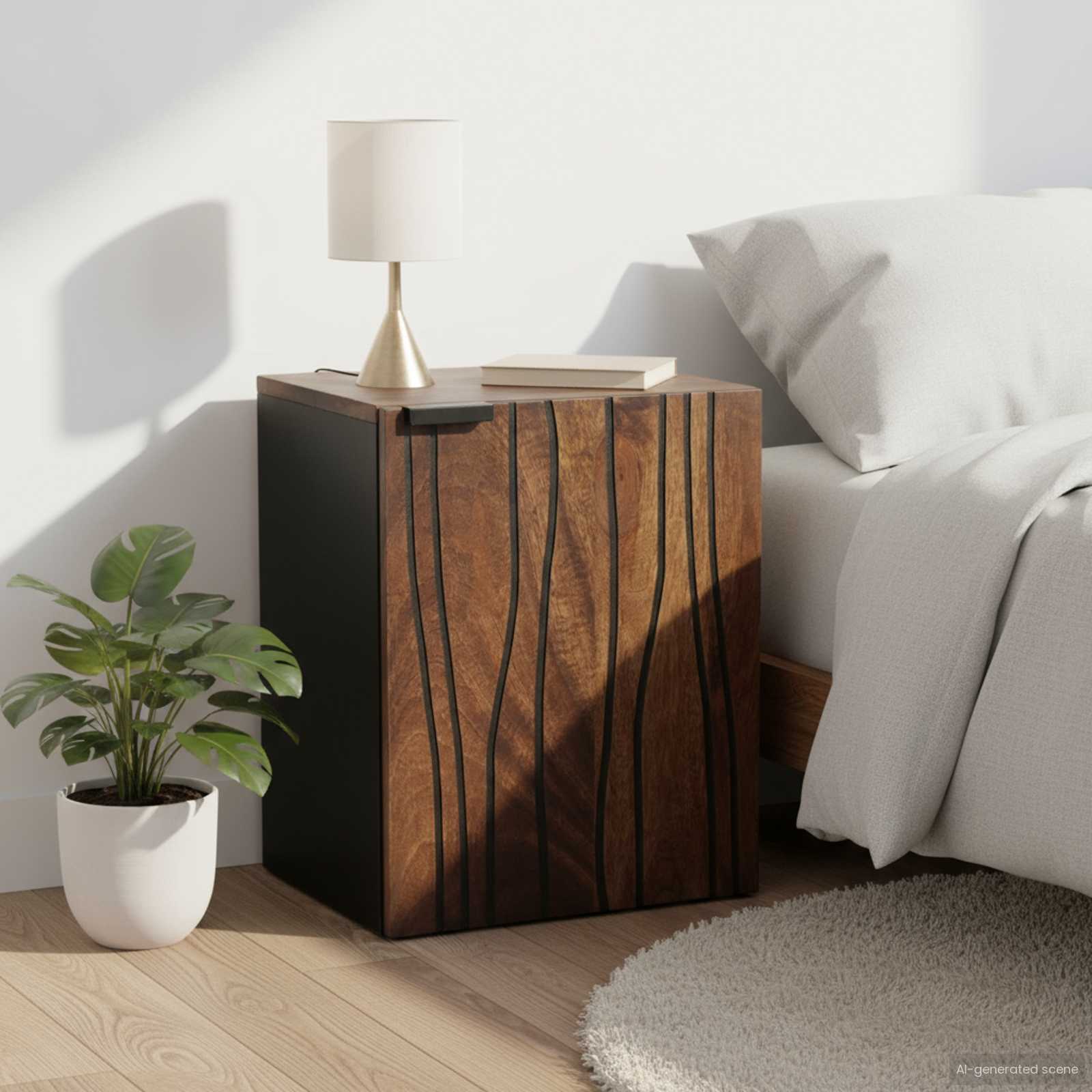 Bathroom Vanity Cabinet with shelf 38 x 33.5 x 48 cm