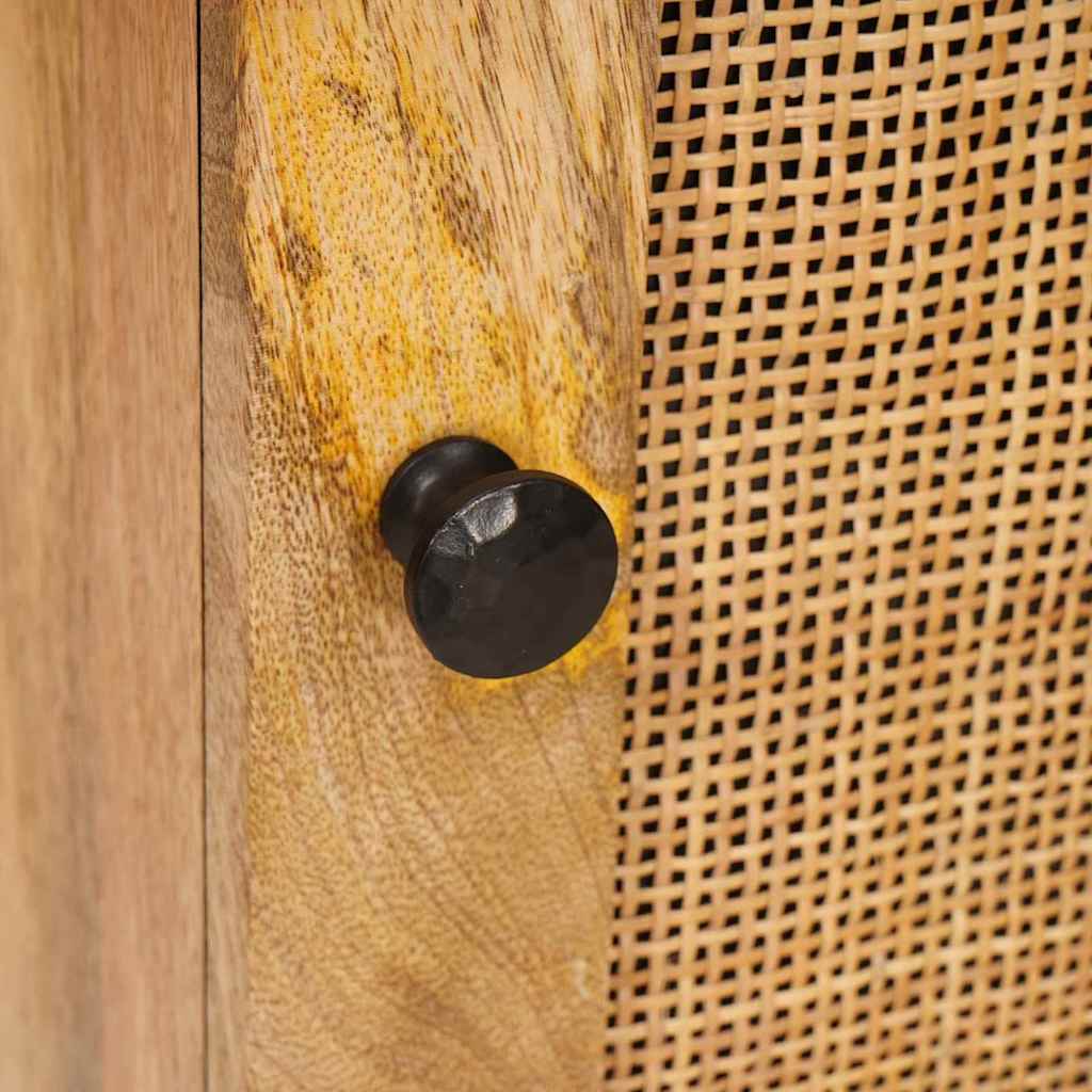 Armario de Noche 2 pcs Natural 40 x 33 x 46 cm