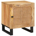 Armario de Noche 2 pcs Natural 40 x 33 x 46 cm