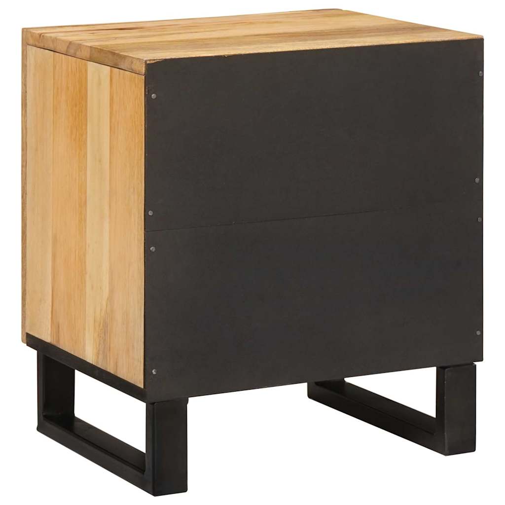 Armario de Noche 2 pcs Natural 40 x 33 x 46 cm