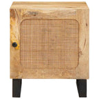 Armario de Noche 2 pcs Natural 40 x 33 x 46 cm