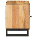 Armario de Noche 2 pcs Natural 40 x 33 x 46 cm