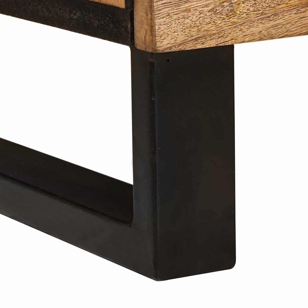 Mueble de TV Marrón 105 x 33 x 46 cm Madera de mango maciza