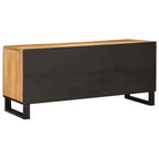 Mueble de TV Marrón 105 x 33 x 46 cm Madera de mango maciza