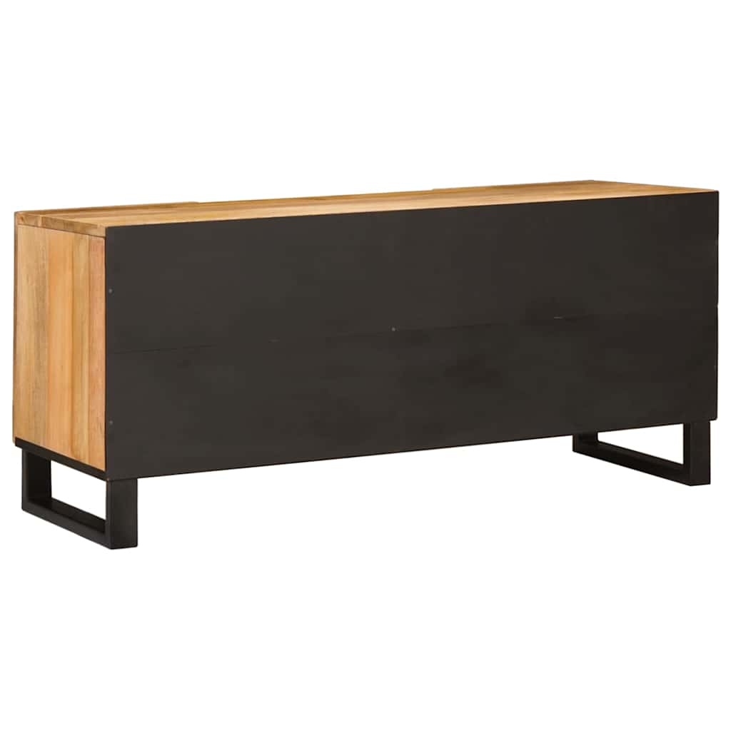 Mueble de TV Marrón 105 x 33 x 46 cm Madera de mango maciza