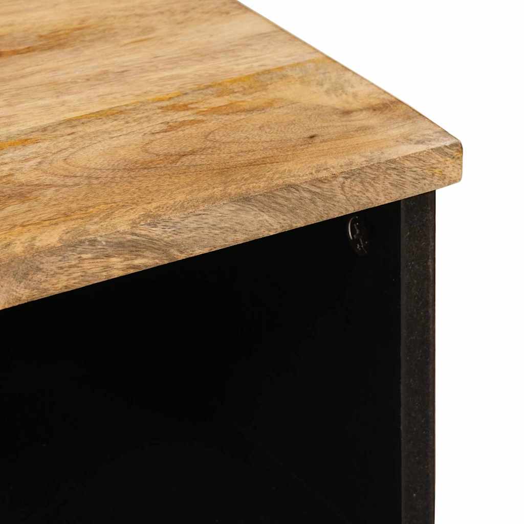 Mueble de TV Marrón 70 x 33 x 46 cm Madera de mango maciza