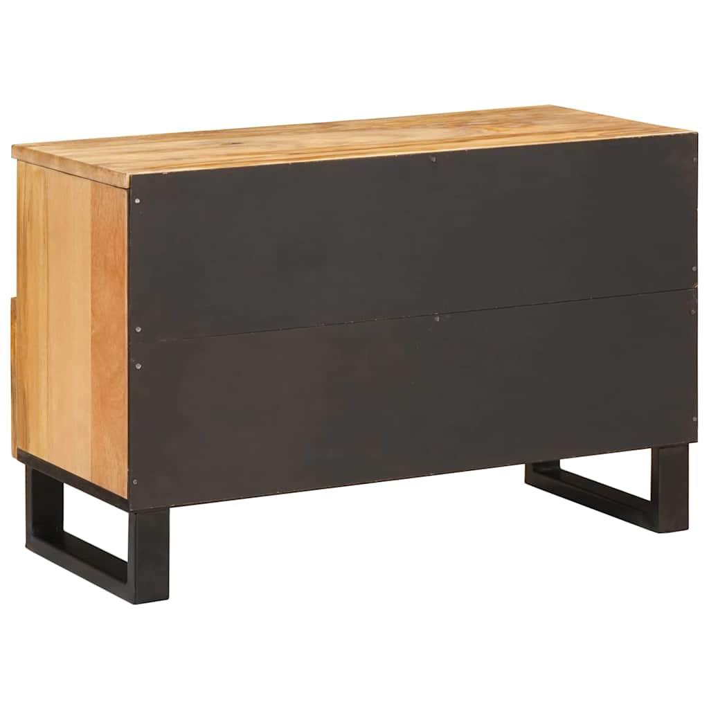 Mueble de TV Marrón 70 x 33 x 46 cm Madera de mango maciza