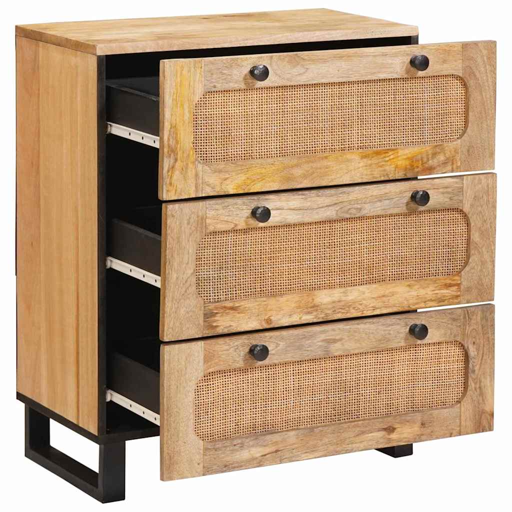 Aparador Marrón 60 x 33 x 75 cm Madera de mango maciza
