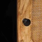 Mesa de Café Natural 80 x 50 x 40 cm Madera de mango maciza