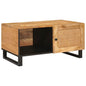 Mesa de Café Natural 80 x 50 x 40 cm Madera de mango maciza