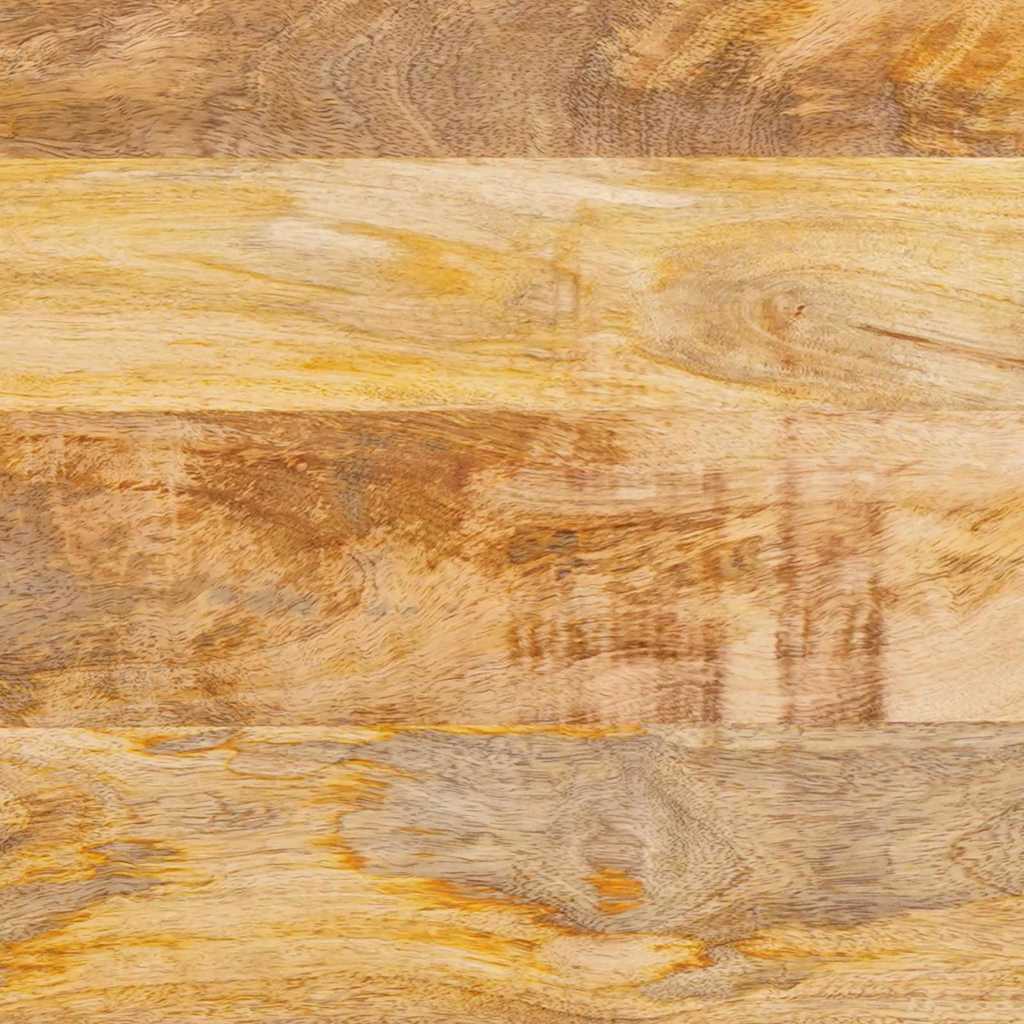 Mesa de Café Natural 80 x 50 x 40 cm Madera de mango maciza