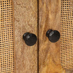 Mesa de Café Natural 80 x 50 x 40 cm Madera de mango maciza