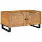 Mesa de Café Natural 80 x 50 x 40 cm Madera de mango maciza