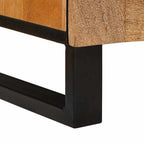 Armario de Noche con cajón 2 pcs Natural 40 x 33 x 46 cm