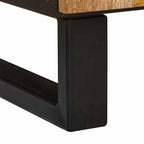 Armario de Noche Natural 50 x 33 x 62 cm Madera de mango maciza