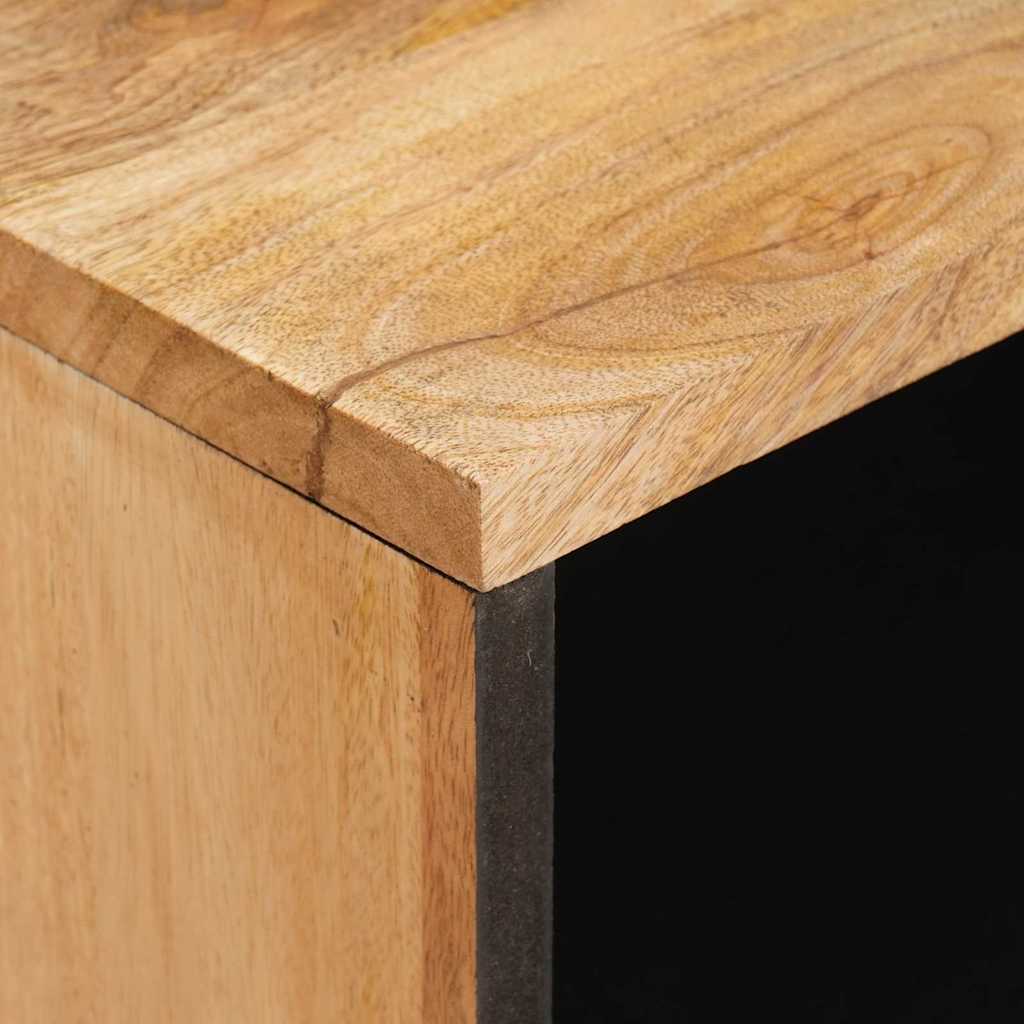Armario de Noche Natural 50 x 33 x 62 cm Madera de mango maciza