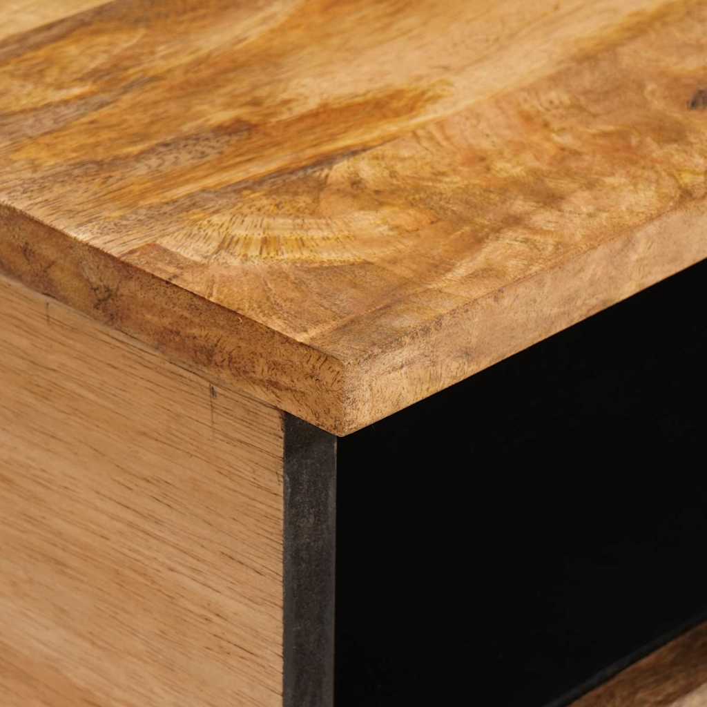 Mesa de Café con cajón Roble artesanal 80 x 54 x 40 cm