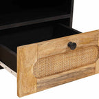 Mesa de Café con cajón Roble artesanal 80 x 54 x 40 cm
