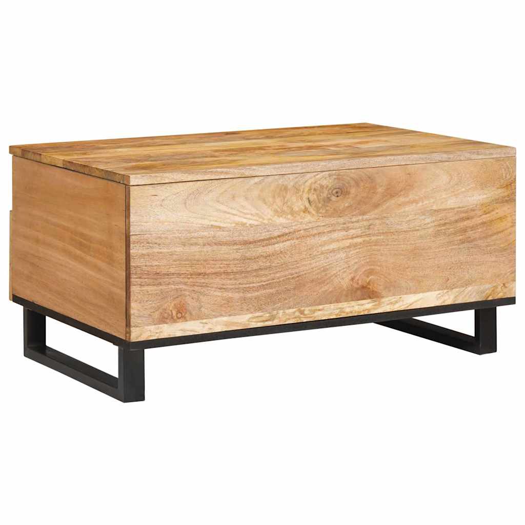 Mesa de Café con cajón Roble artesanal 80 x 54 x 40 cm